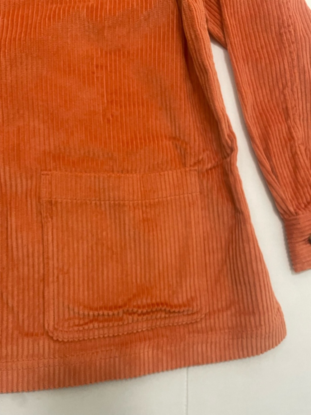Appleseed's Orange Corduroy Button Jacket NWT sz PXL - Picture 7 of 12